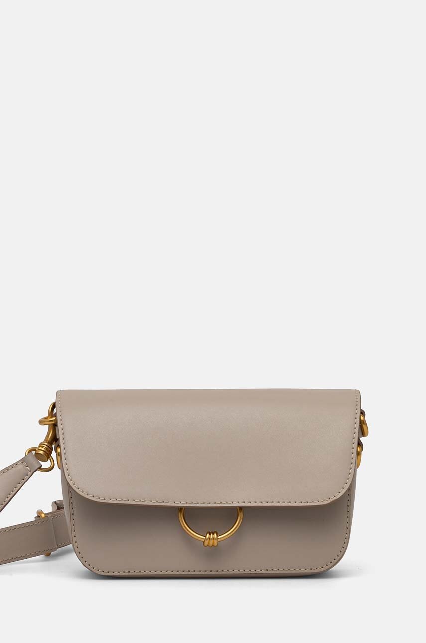 

Кожена чанта Gianni Chiarini MEG в бежово BS 8984 PRCK, Бежов