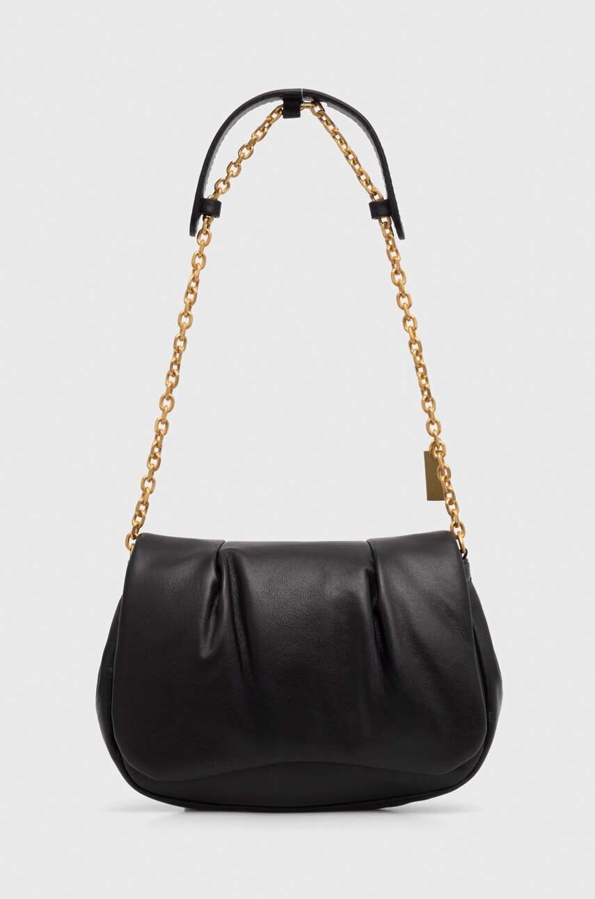 Gianni Chiarini poseta de piele GLENDA culoarea negru, BS 10996 FOUCLD