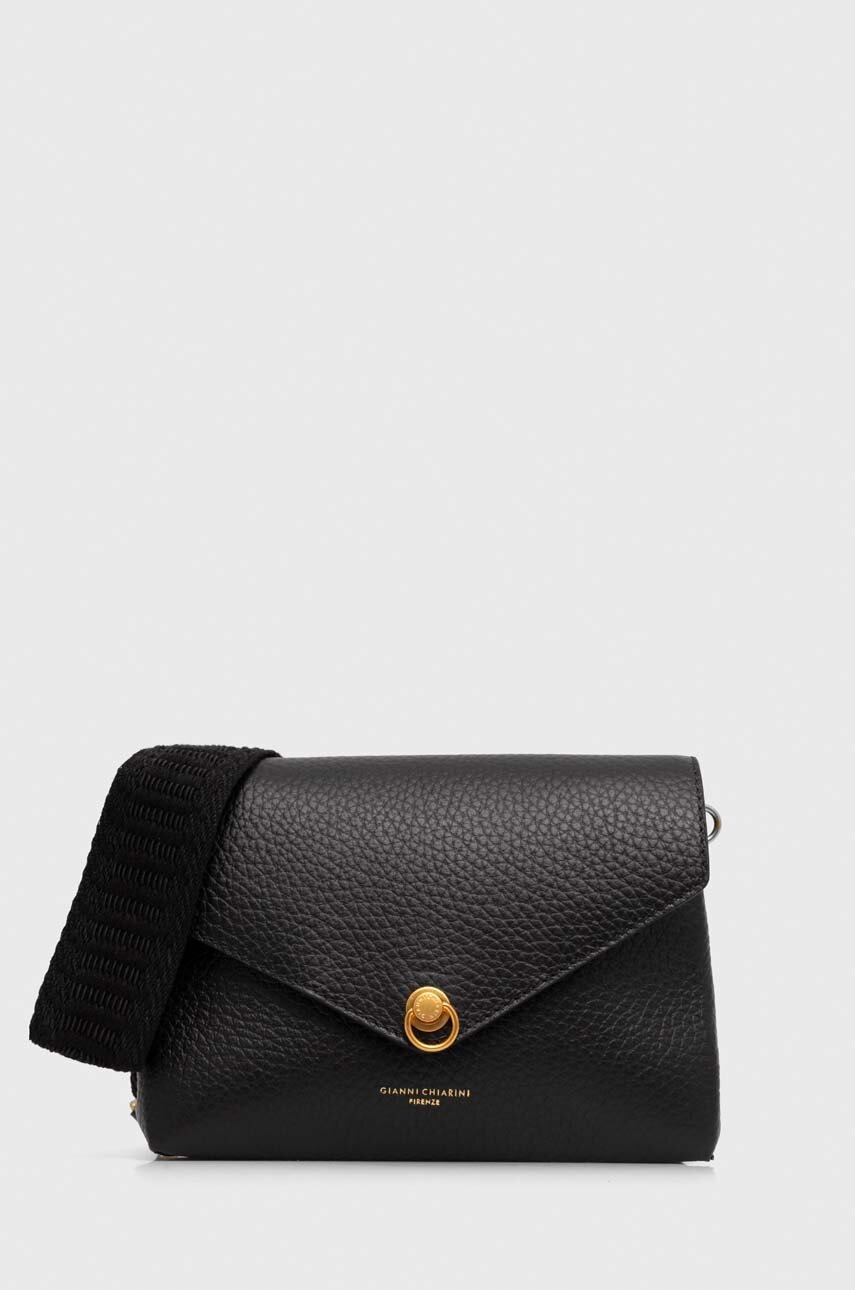 

Кожена чанта Gianni Chiarini CORALLO в черно BS 10654 TKL-NA, Черен