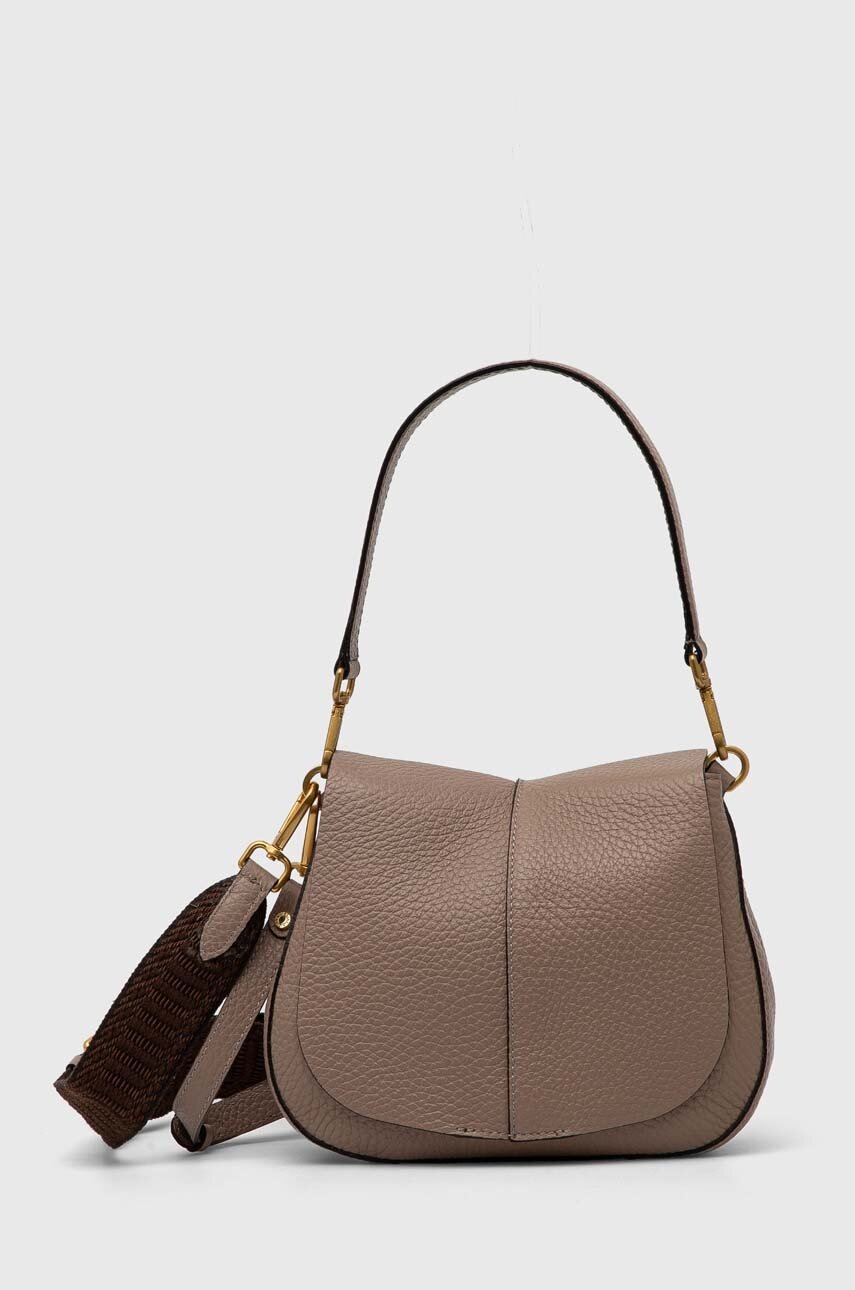 

Кожена чанта Gianni Chiarini HELENA ROUND в бежово BS 11086 TKL-NA, Бежов