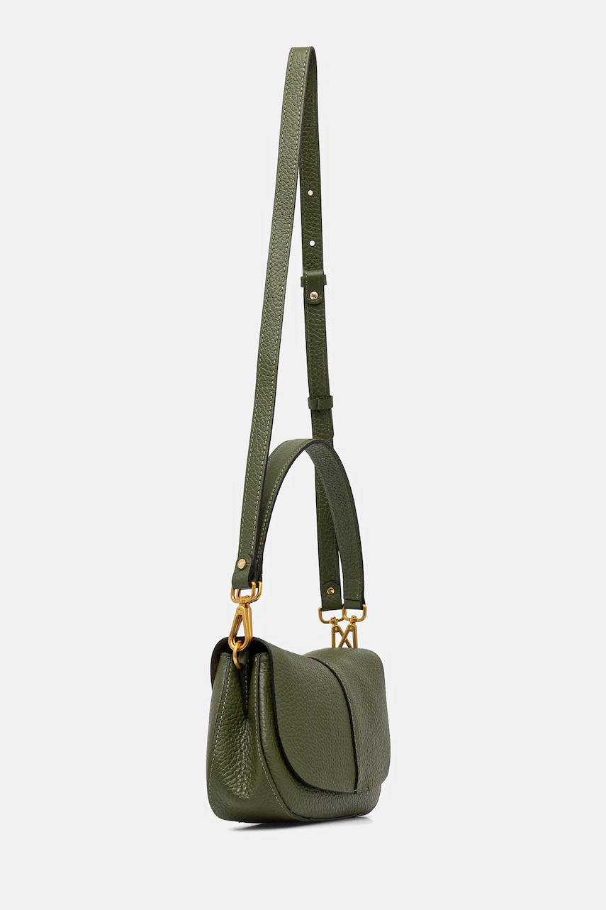 Кожаная сумочка Gianni Chiarini HELENA ROUND цвет зелёный BS 11088 TKL-NA Кожаная сумочка Gianni Chiarini HELENA ROUND цвет зелёный BS 11088 TKL-NA