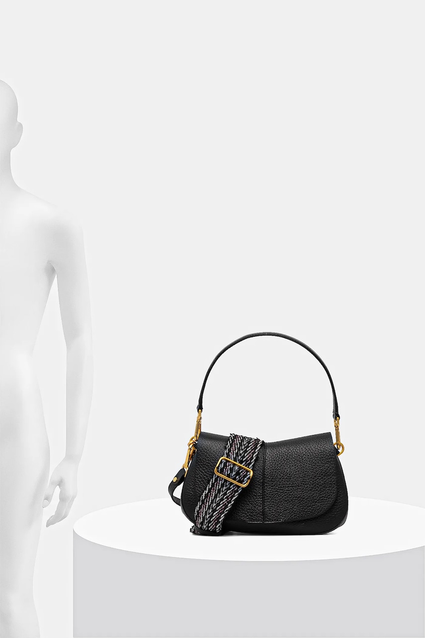 Δερμάτινη τσάντα Gianni Chiarini HELENA ROUND χρώμα: πράσινο, BS 11088 TKL-NA φωτογραφία