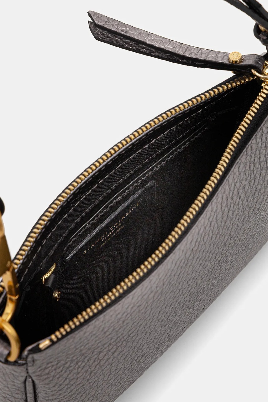 Δερμάτινη τσάντα Gianni Chiarini BROOKE χρώμα: μοβ, BS 8750 TKL φωτογραφία