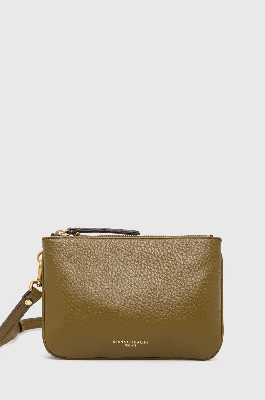 Gianni Chiarini poseta de piele FRIDA culoarea verde, BS 10435 TKL