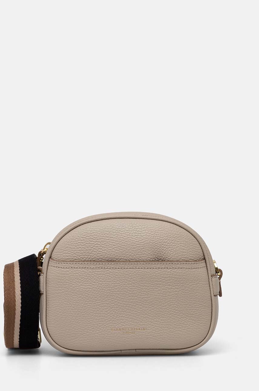 

Кожена чанта Gianni Chiarini NINA в бежово BS 10530/COMM GRN-NA, Бежов