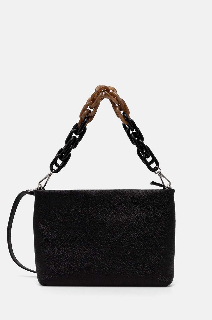 Gianni Chiarini poseta de piele BRENDA culoarea negru, BS 8265/COMM GRN