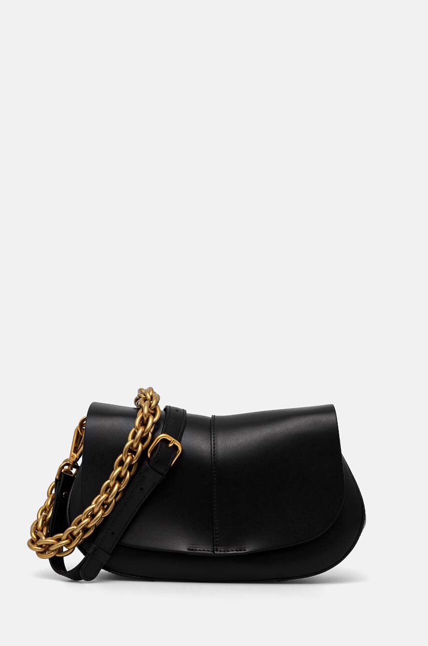 

Кожена чанта Gianni Chiarini HELENA ROUND в черно BS 9308 PRCK, Черен