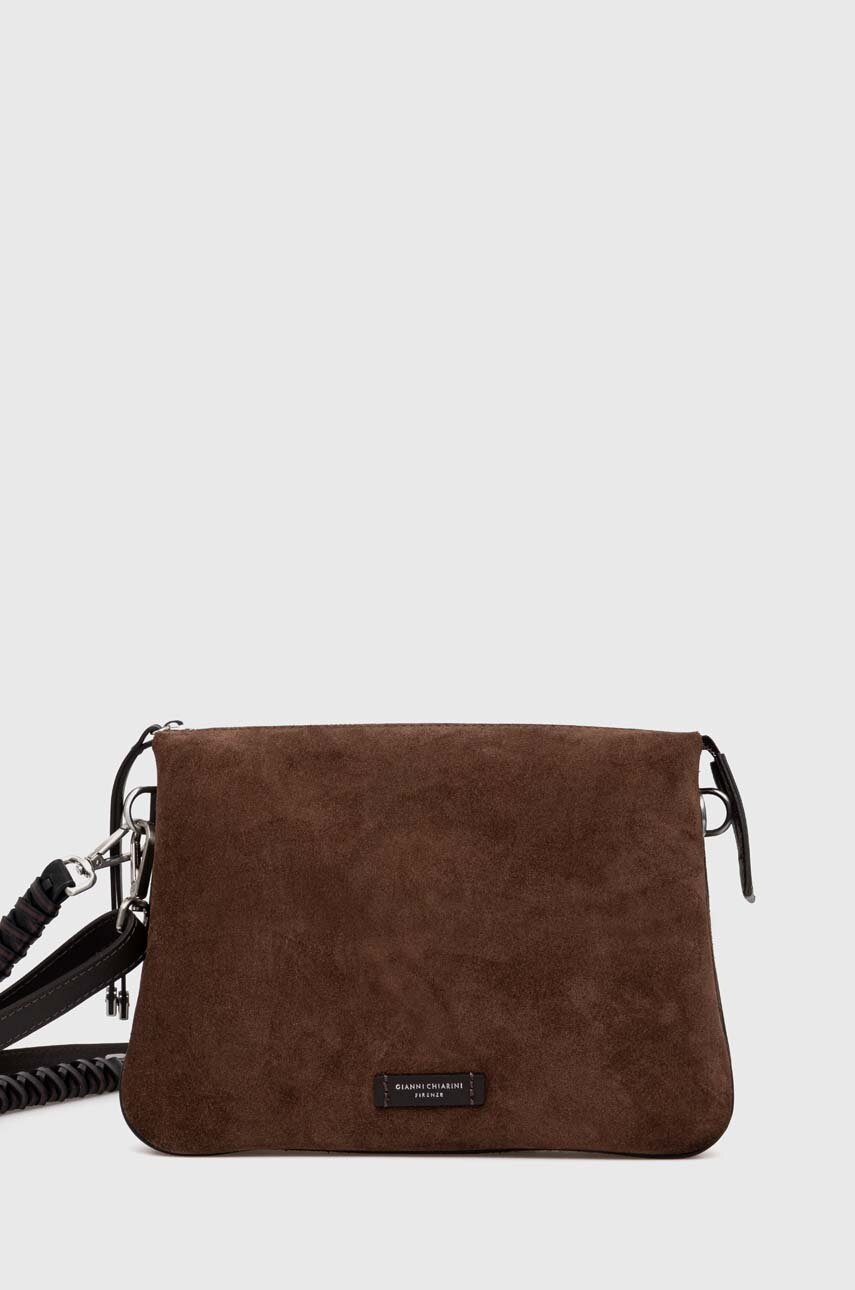 

Кожена чанта Gianni Chiarini MIA в кафяво BS 10206 CM-PL, Кафяв