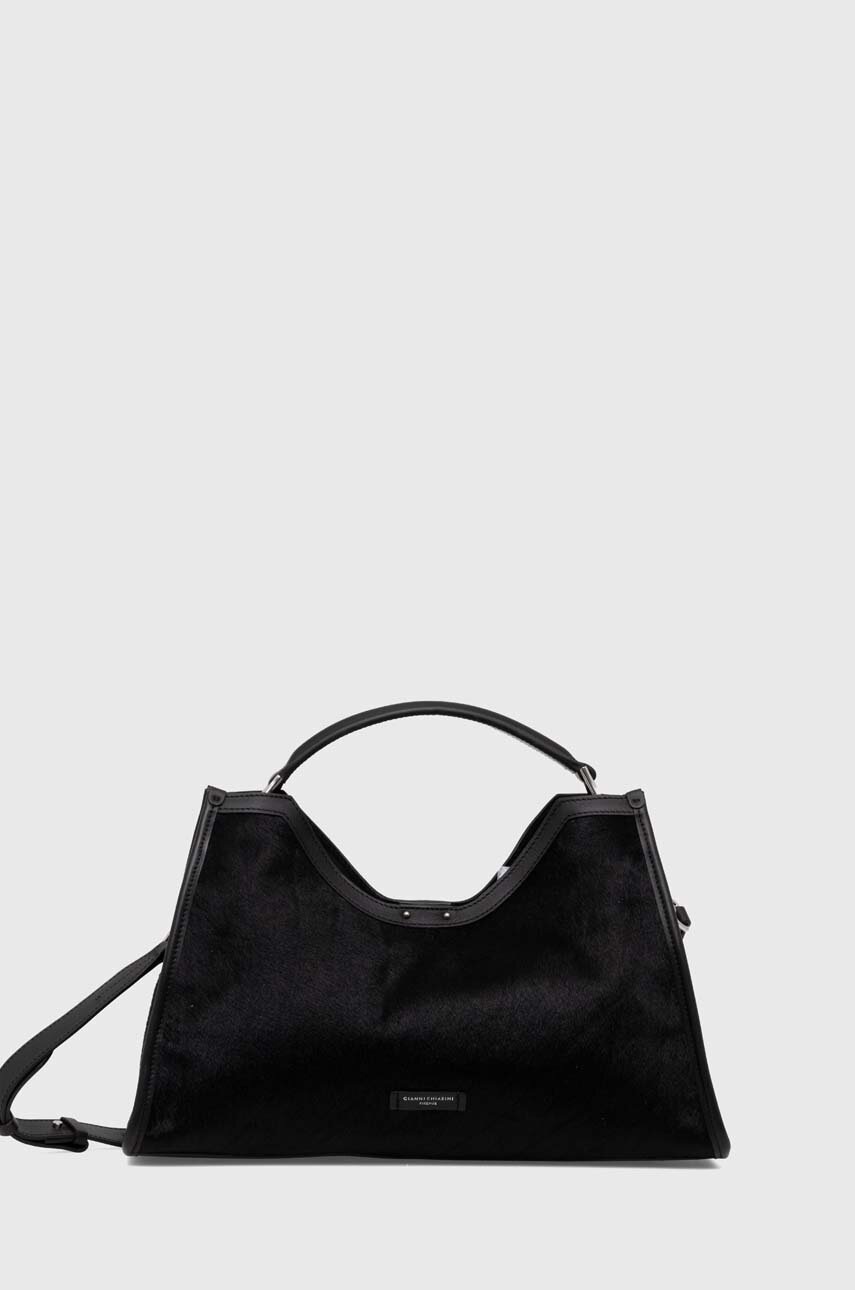 Gianni Chiarini poseta de piele AURORA culoarea negru, BS 11166 HORSY