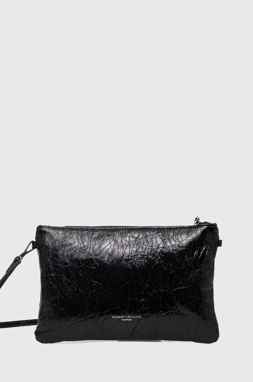 

Кожена чанта Gianni Chiarini HERMY в черно BS 3695 NPK, Черен