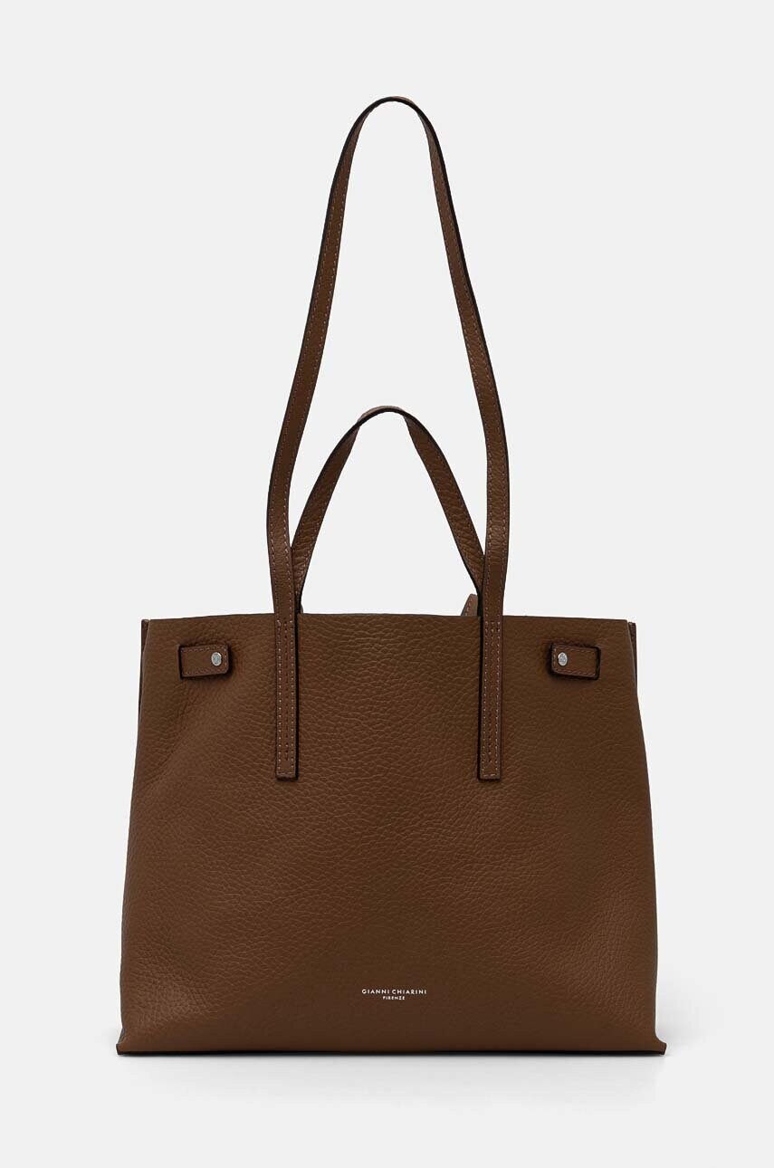 Gianni Chiarini poseta de piele ALTEA culoarea maro, BS 10967 RNGDBL