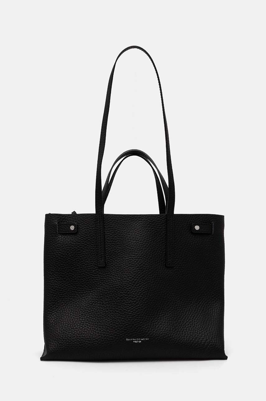 Gianni Chiarini poseta de piele ALTEA culoarea negru, BS 10967 RNGDBL Gianni Chiarini poseta de piele ALTEA culoarea negru, BS 10967 RNGDBL