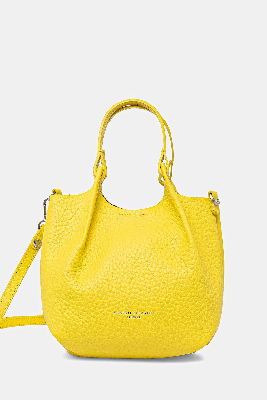 Gianni Chiarini poseta de piele DUA culoarea galben, BS 9718 RNGDBL Gianni Chiarini poseta de piele DUA culoarea galben, BS 9718 RNGDBL