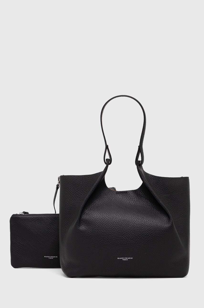 Gianni Chiarini poseta de piele DUA culoarea negru, BS 9720 RNGDBL