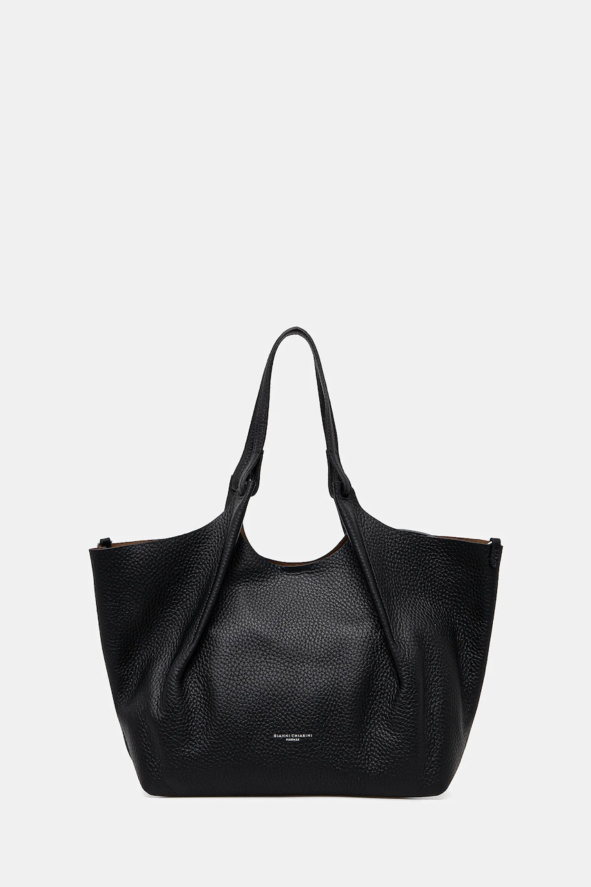 Кожаная сумочка Gianni Chiarini DUA цвет чёрный BS 9720 RNGDBL Кожаная сумочка Gianni Chiarini DUA цвет чёрный BS 9720 RNGDBL