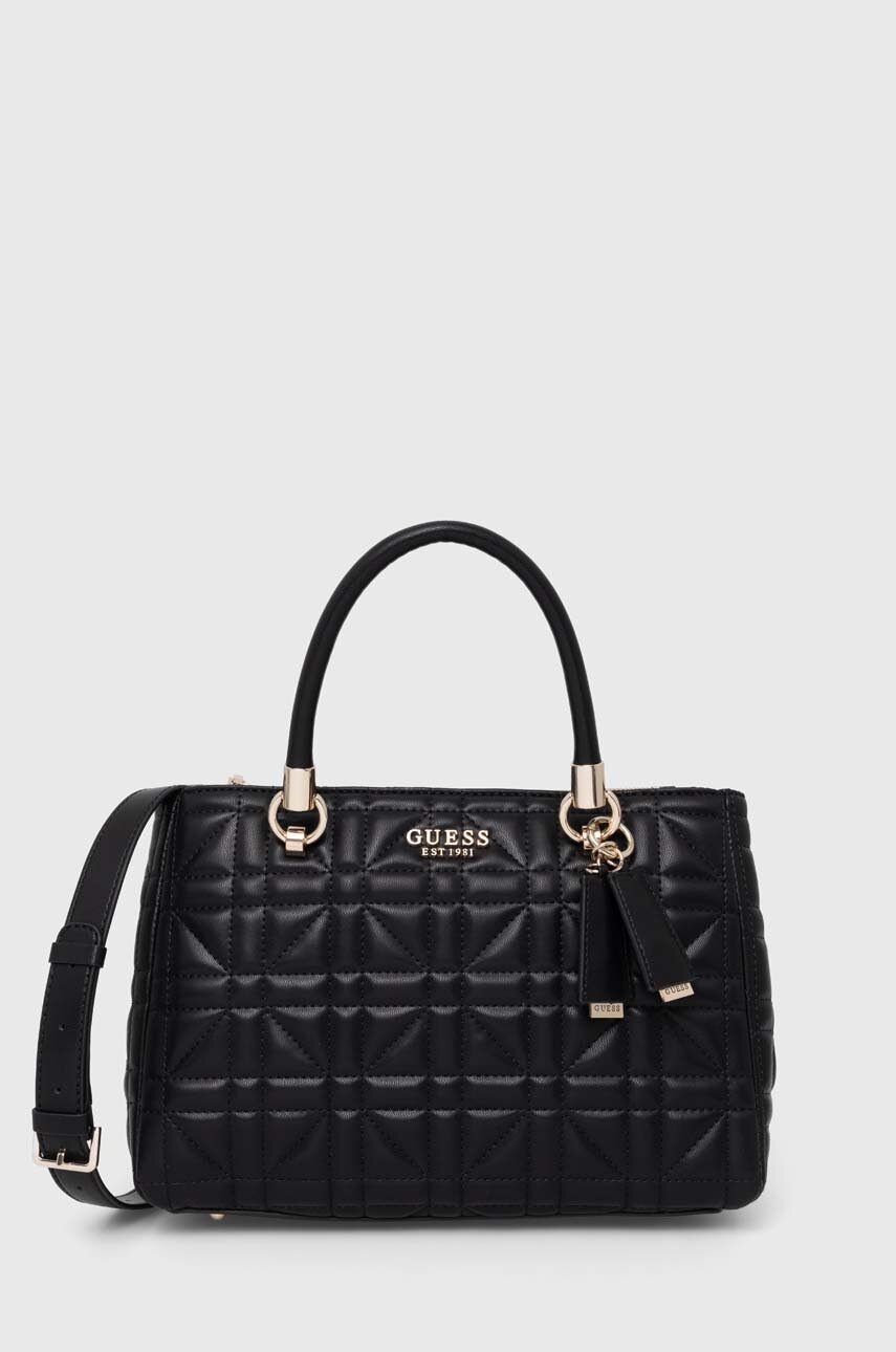 

Чанта Guess ASSIA в черно HWQG84 99060, Черен