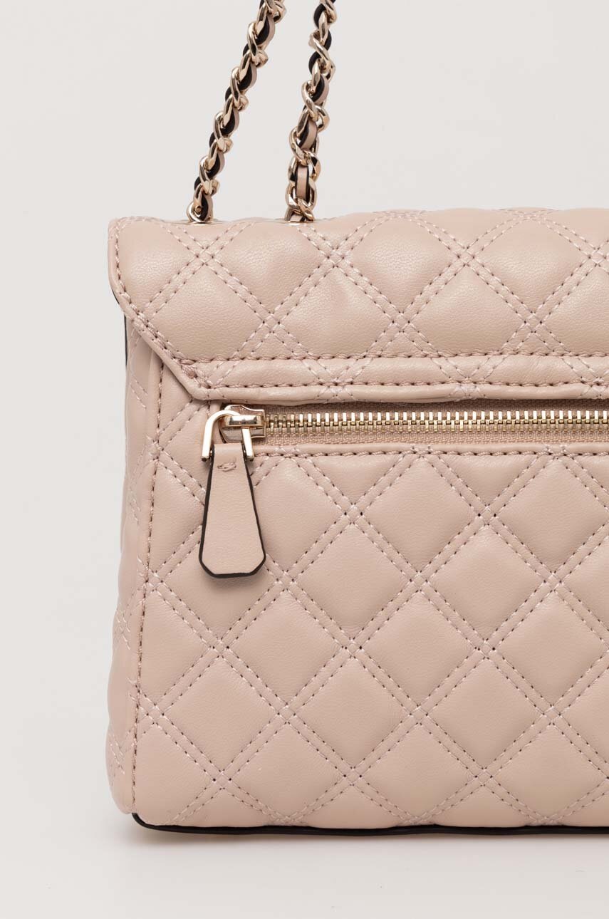 Τσάντα Guess GIULLY χρώμα: ροζ, HWQG87 48200 φωτογραφία