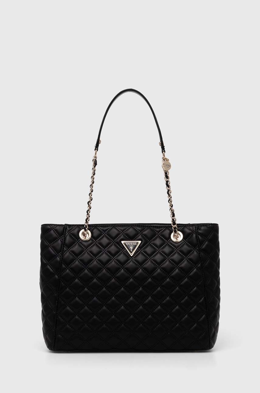 Levně Kabelka Guess GIULLY černá barva, HWQG87 48240