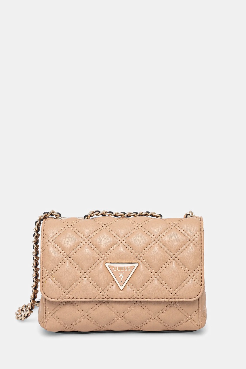

Чанта Guess GIULLY в кафяво HWQG87 48740, Бежов