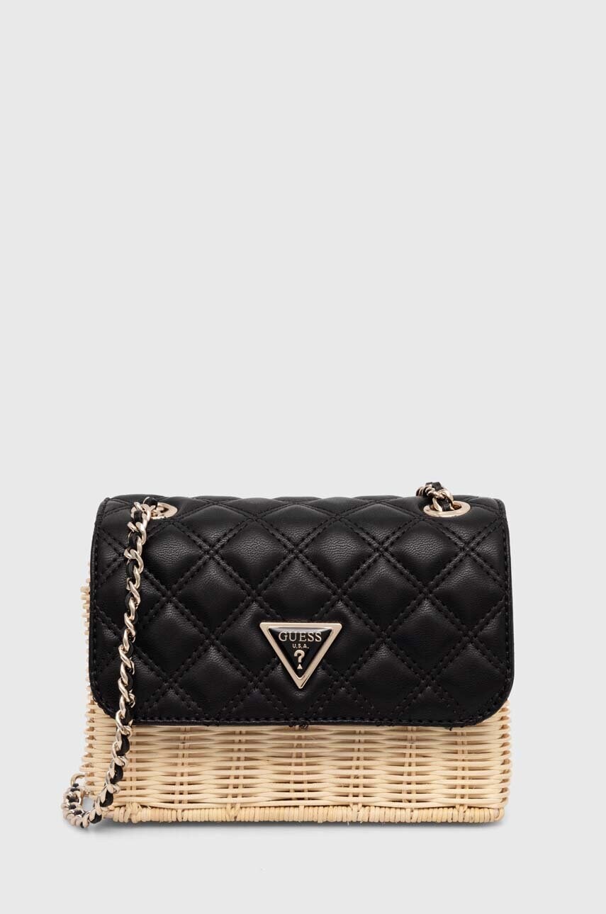 Levně Kabelka Guess GIULLY černá barva, HWSQ87 48170