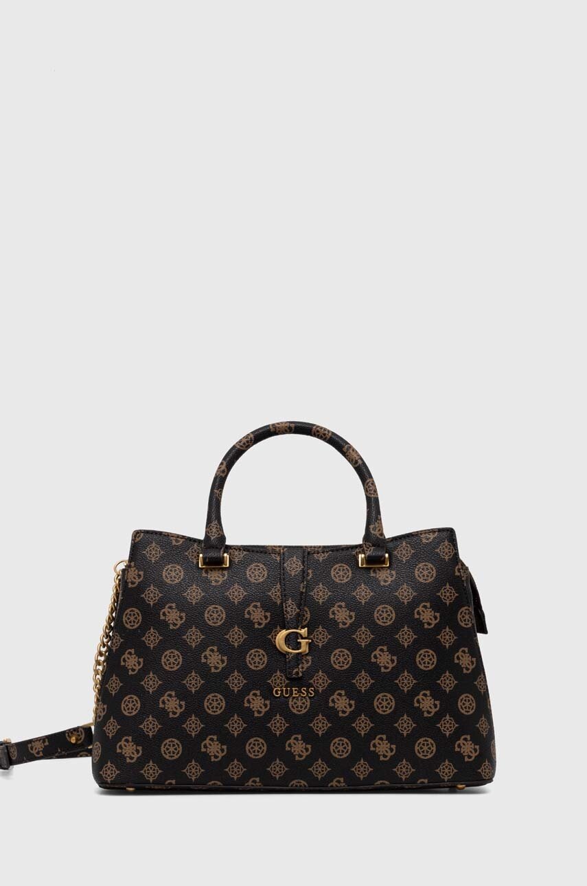 

Чанта Guess KUBA в кафяво HWPA93 29060, Кафяв