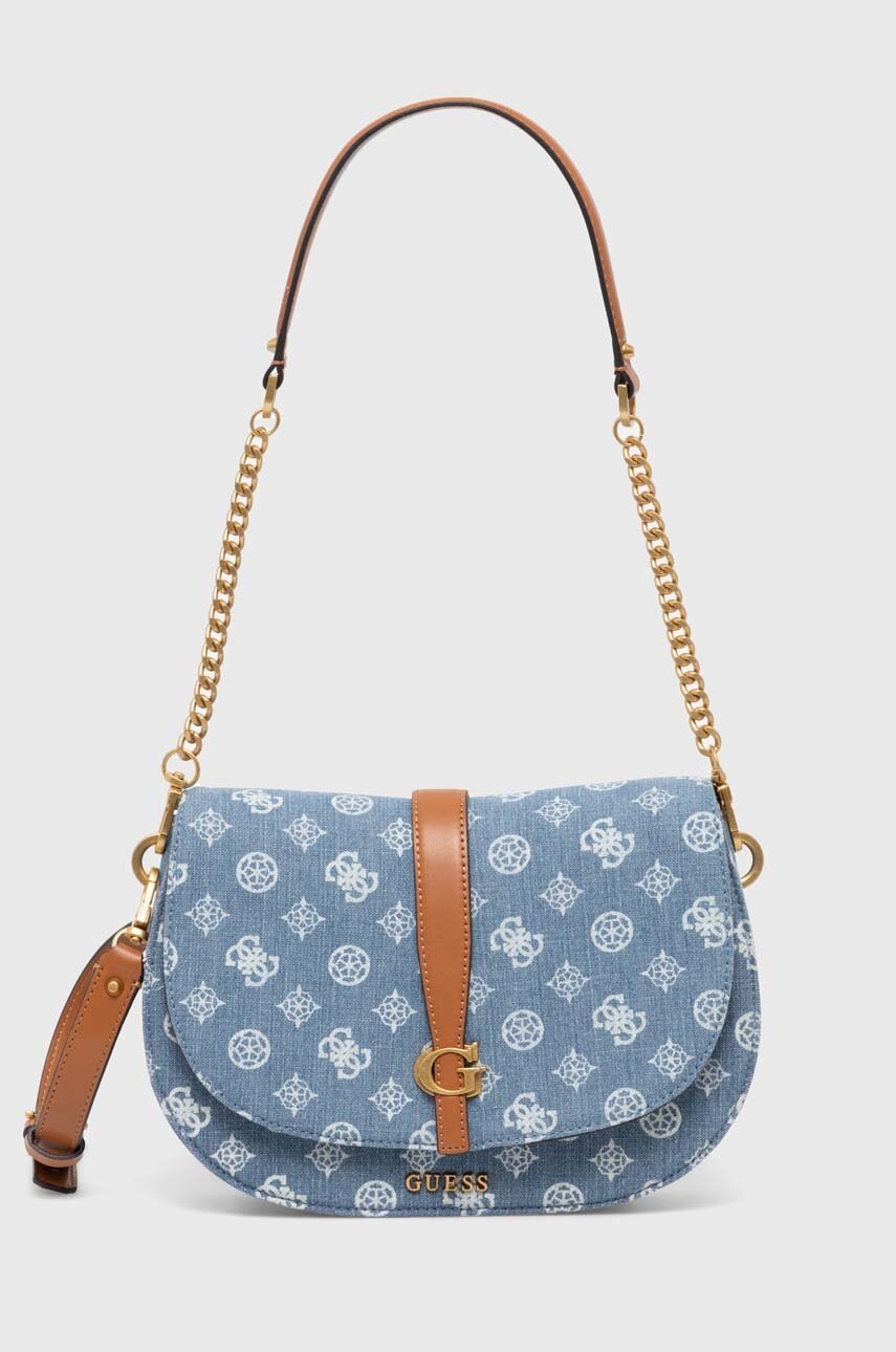

Чанта Guess KUBA в синьо HWPD93 29200, Син