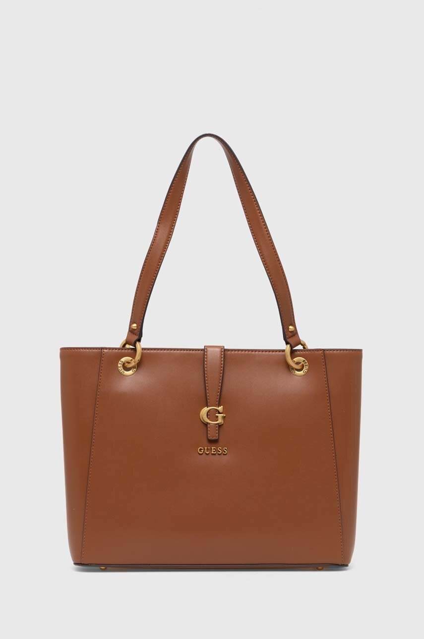

Чанта Guess KUBA в кафяво HWVA93 29250, Кафяв