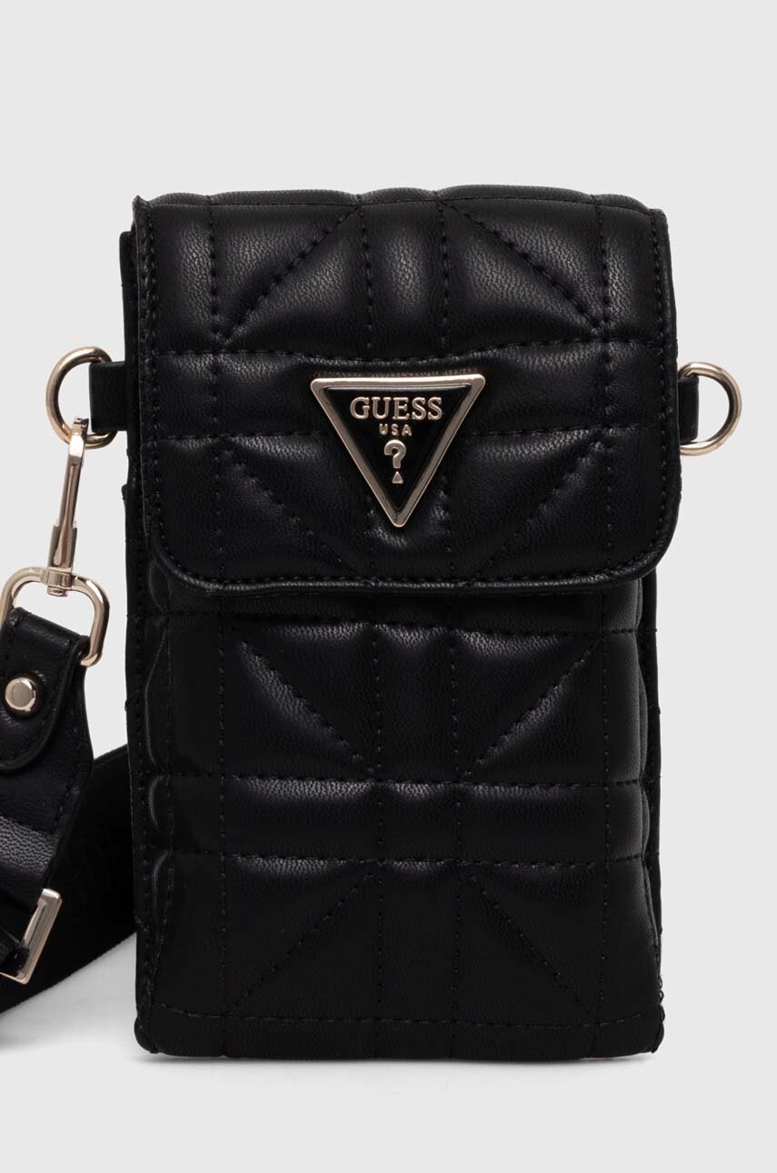 

Калъф за телефон Guess LATONA в черно HWQG92 11810, Черен