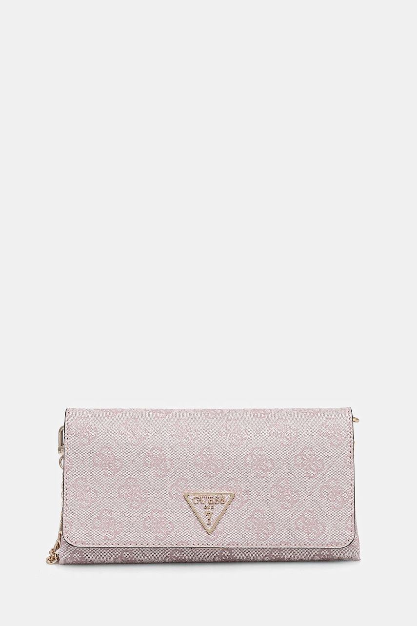 Guess kopertówka NOELLE kolor różowy HWBG78 79750