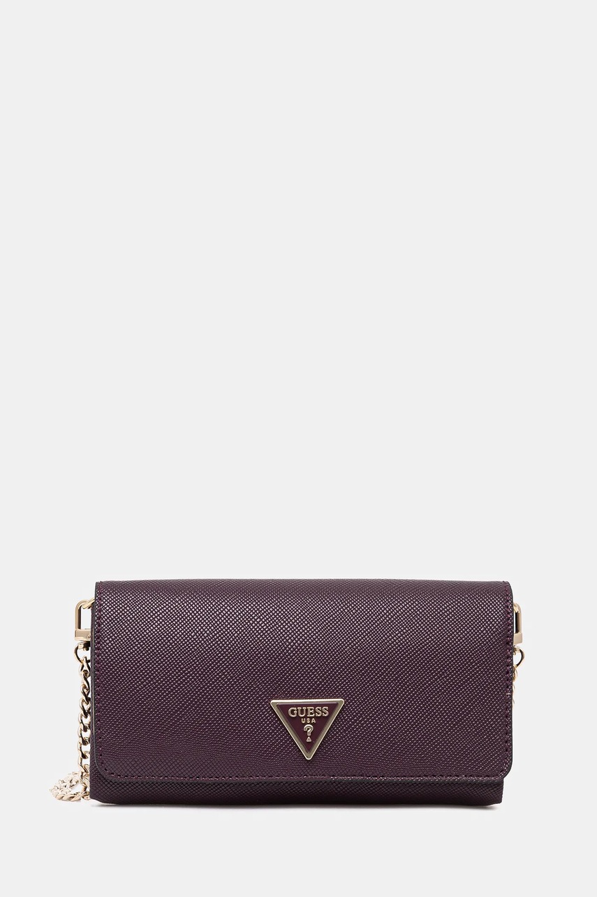 

Чанта Guess NOELLE в сиво HWZG78 79750, Виолетов