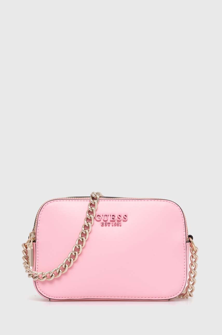 

Чанта Guess SARITA в розово HWVG93 27140, Розов