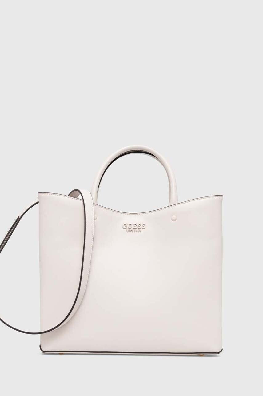 Levně Kabelka Guess SARITA béžová barva, HWVG93 27220