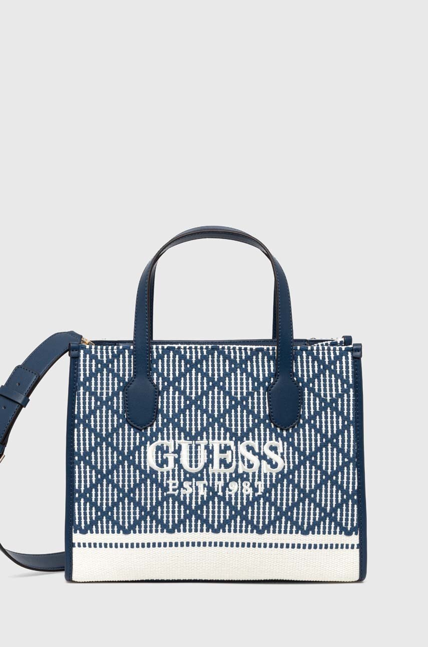 

Чанта Guess SILVANA в синьо HWCG86 65220, Син