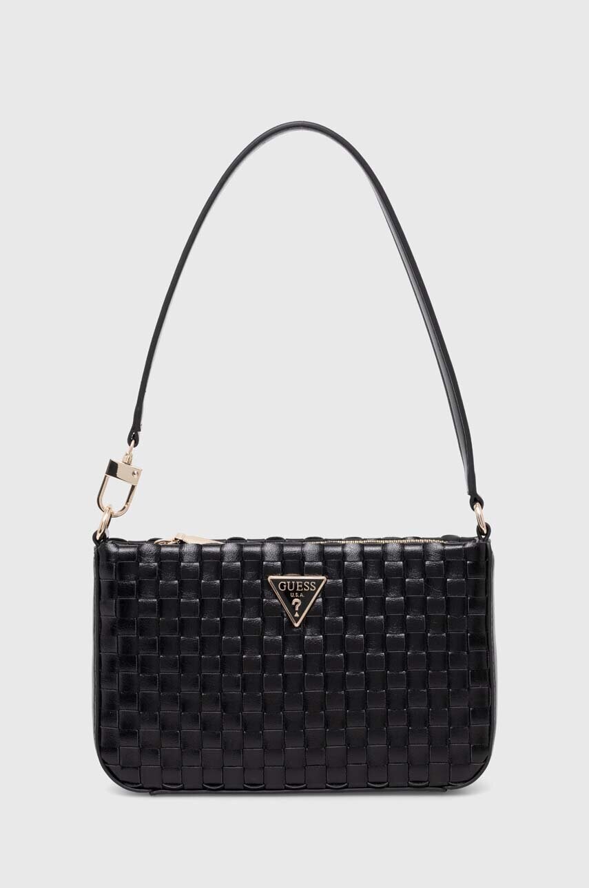 Levně Kabelka Guess TWILLER černá barva, HWMW93 10720