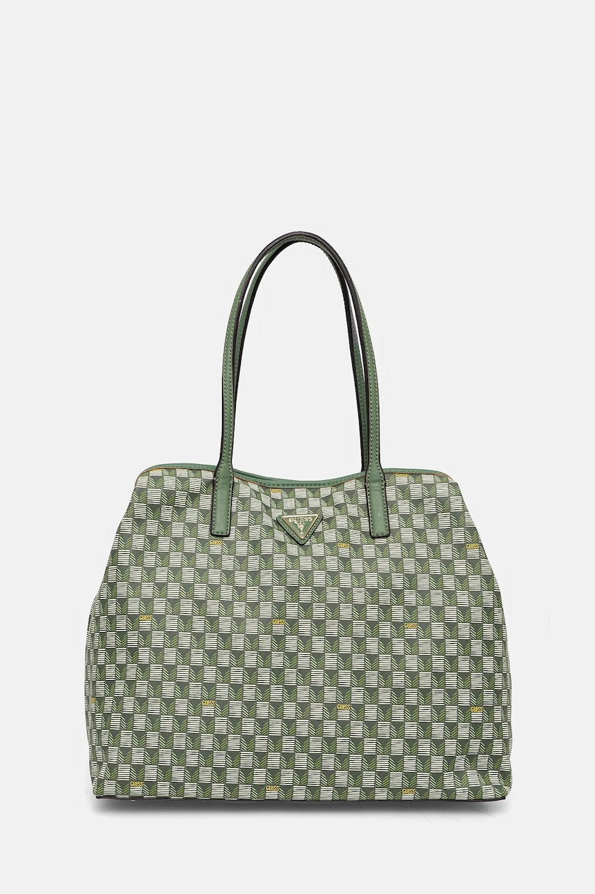 Levně Kabelka Guess zelená barva, HWJT93 44290