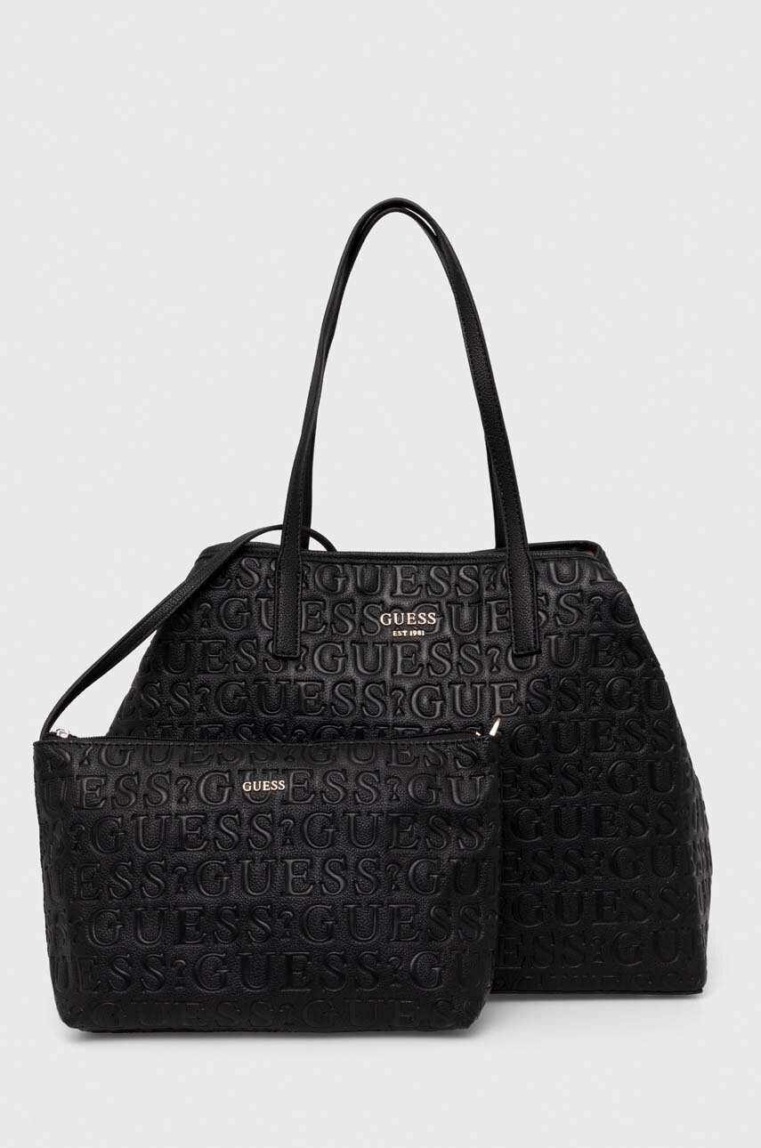 

Чанта Guess VIKKY в черно HWBG93 18290, Черен