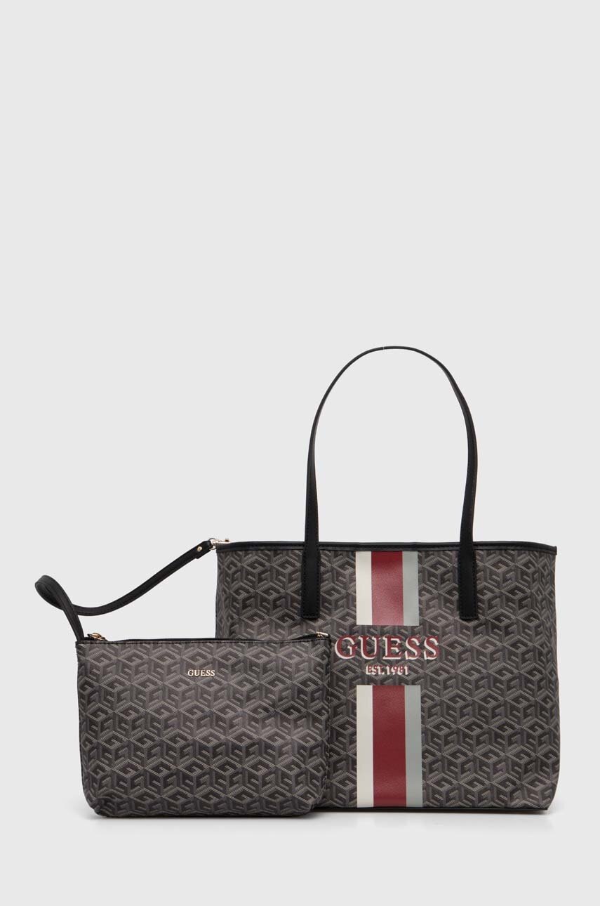 

Чанта Guess VIKKY в черно HWSV93 18280, Черен