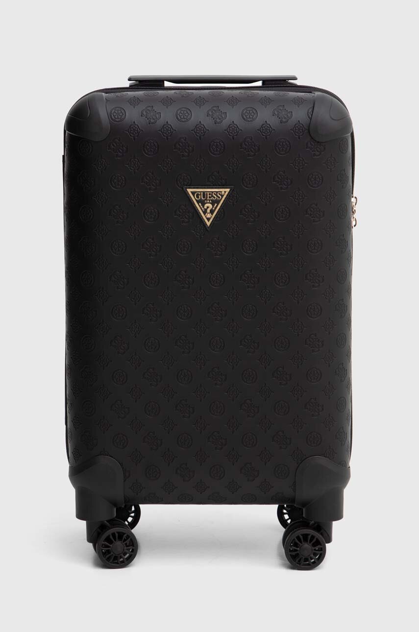 

Куфар Guess 45-54x31x19 cm в черно TWD745 29800, Черен