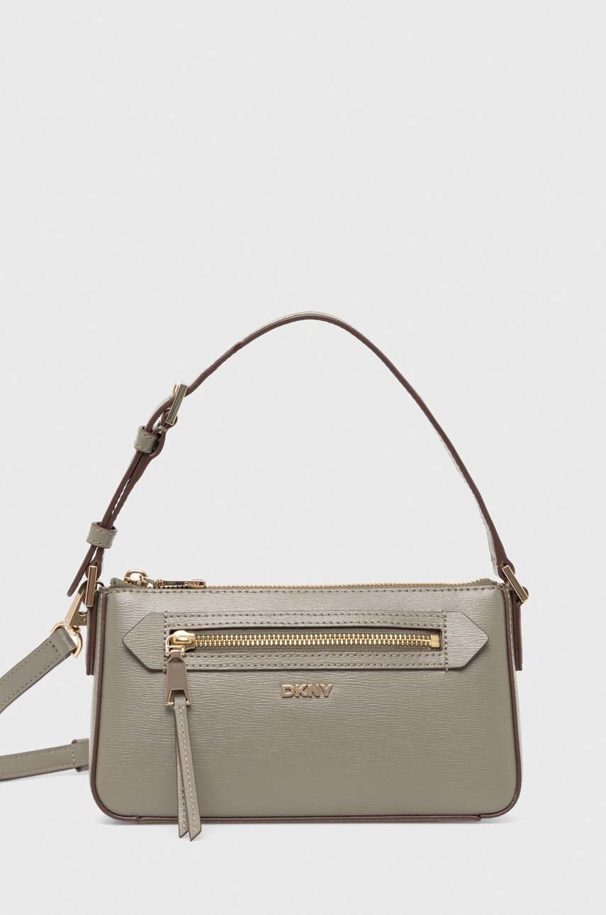 

Кожена чанта Dkny в зелено R42HKE18, Зелен