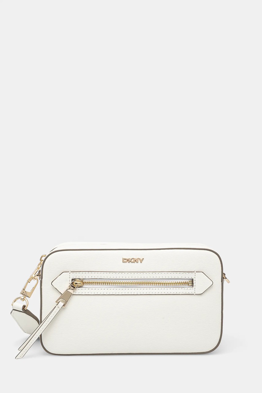 Dkny poseta de piele culoarea bej, R42E3E22