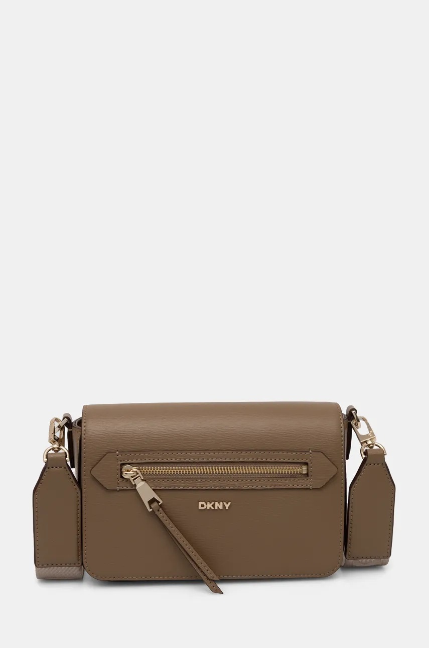 

Кожена чанта Dkny в кафяво R42E3E21, Зелен