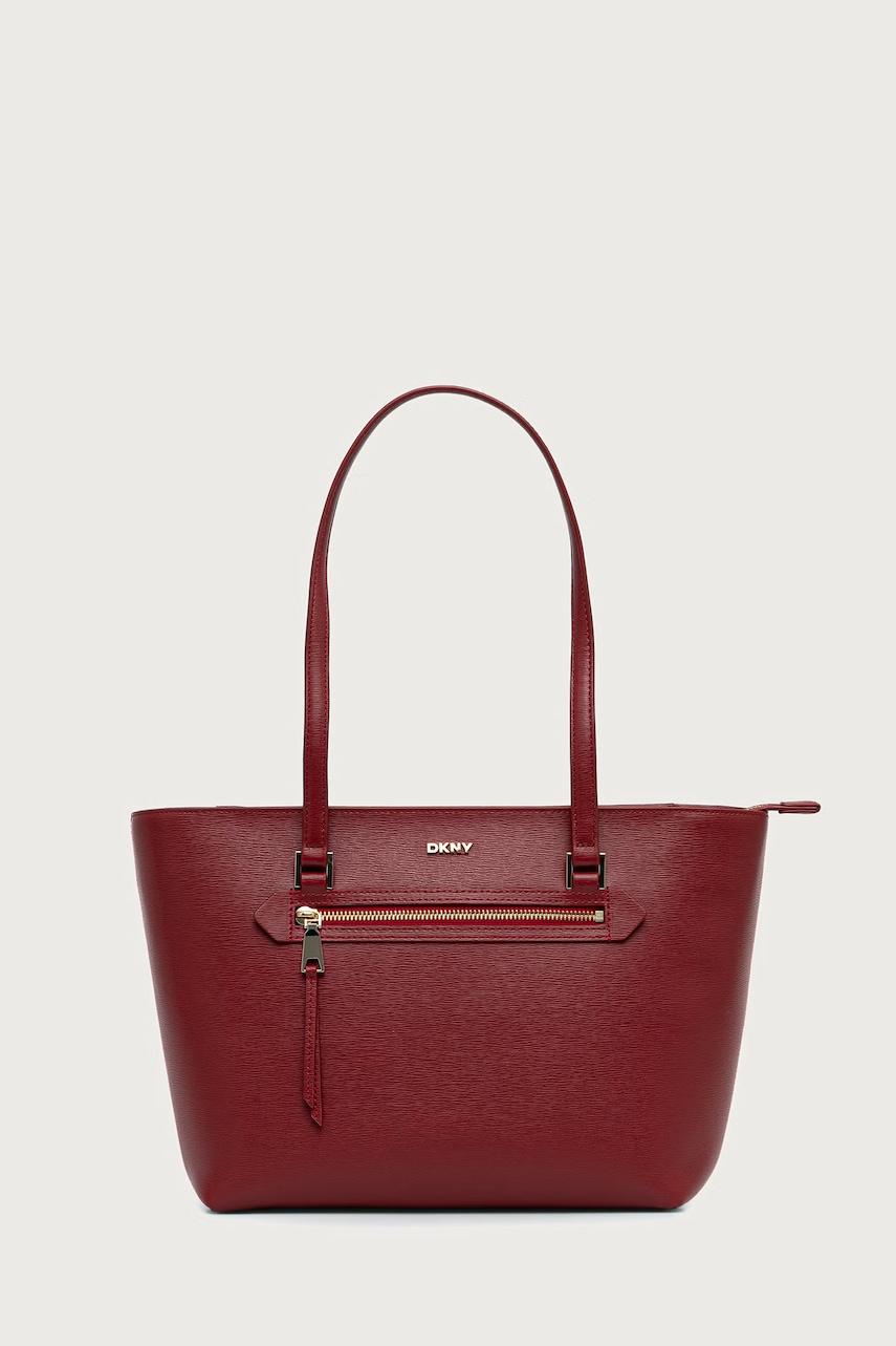 DKNY torebka shopper damska skórzana