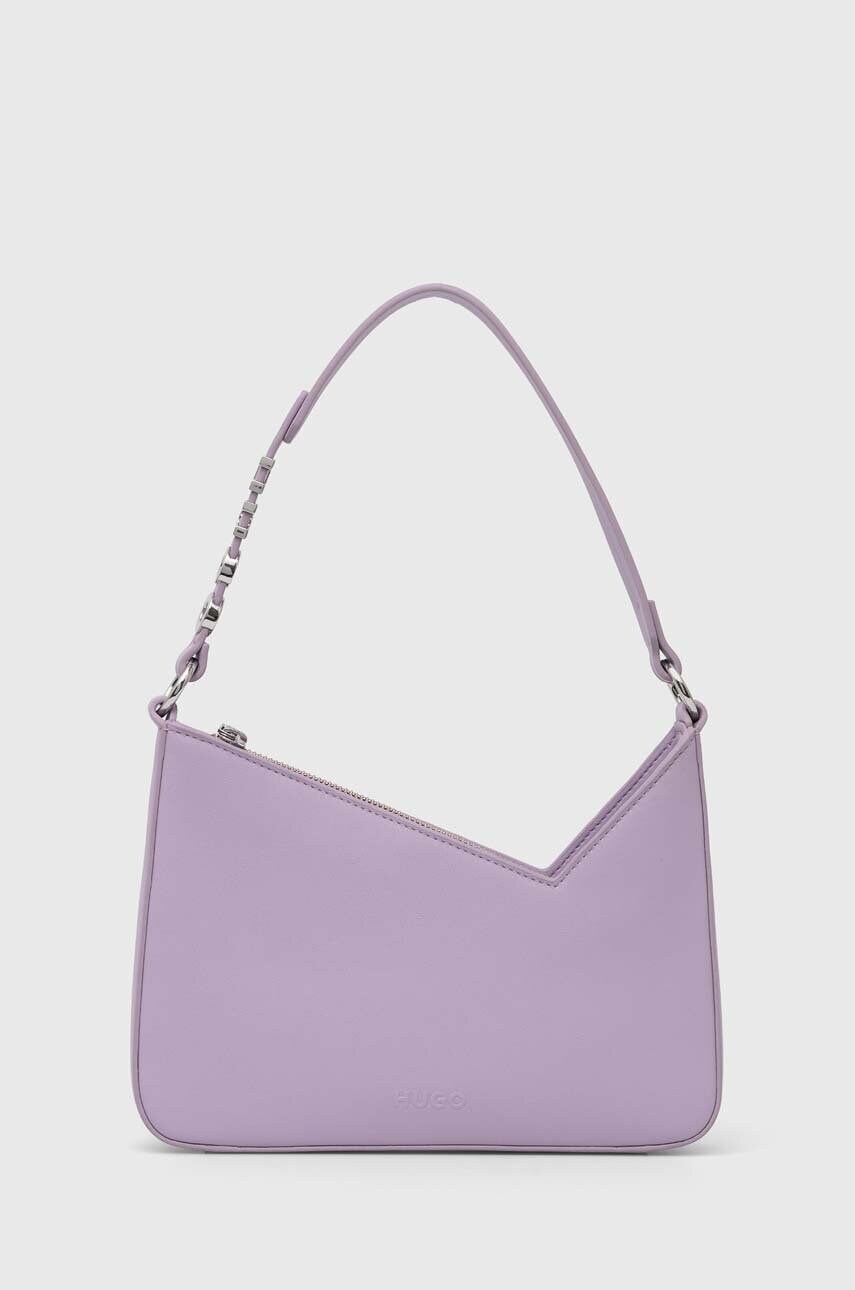 HUGO poseta culoarea violet, 50523468