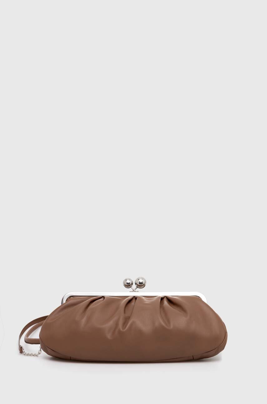 

Кожена чанта Weekend Max Mara в кафяво 2425516094600, Кафяв