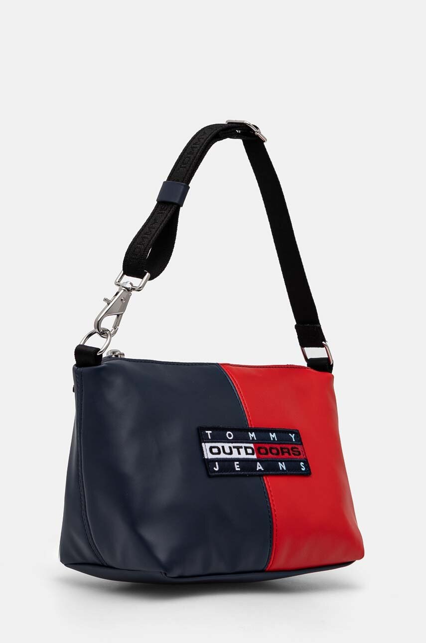 Τσάντα Tommy Jeans χρώμα: ναυτικό μπλε, AW0AW16283 φωτογραφία