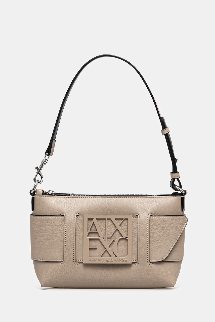 Armani Exchange torebka hobo damska z imitacji skóry