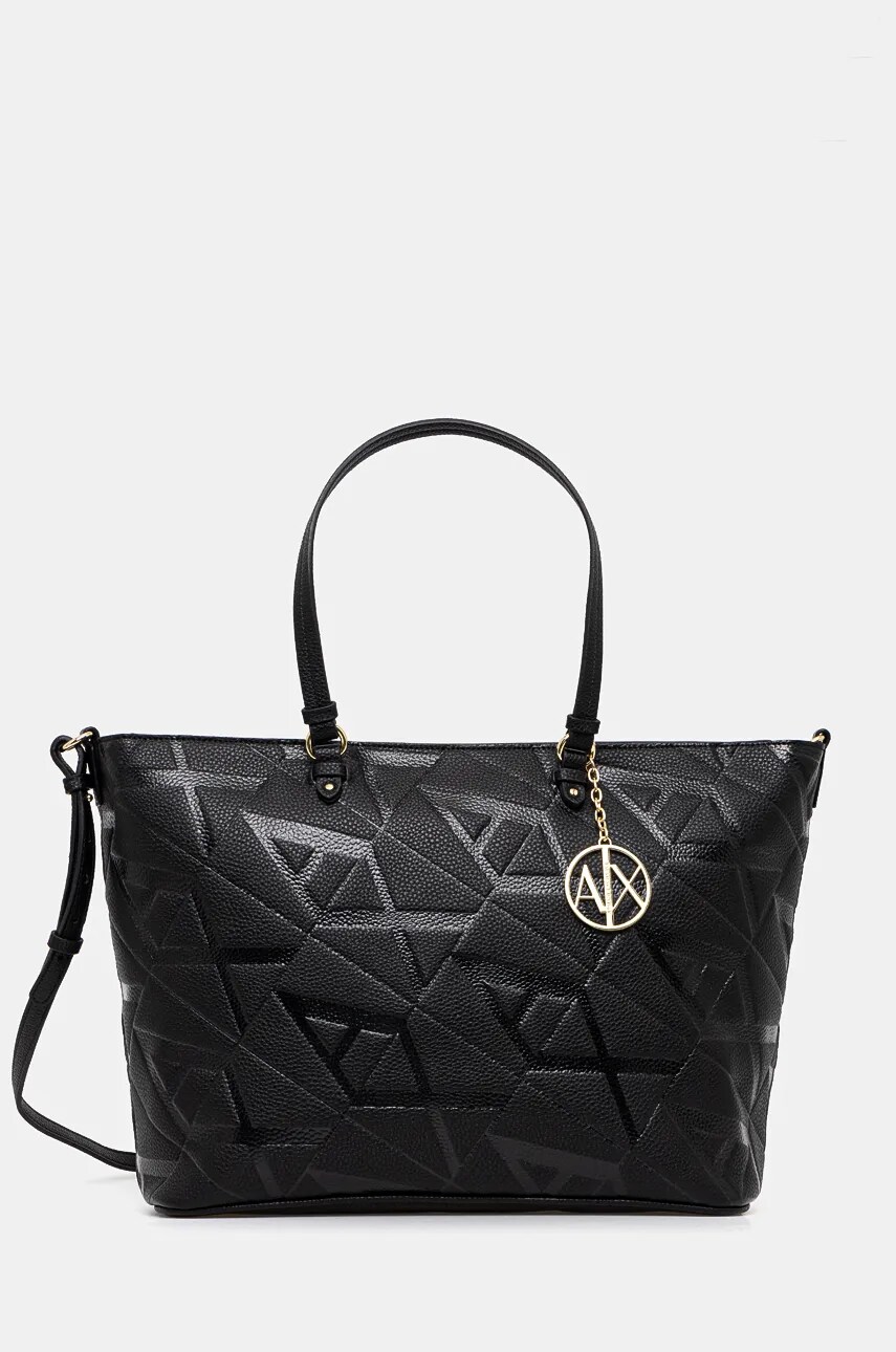 Armani Exchange poseta culoarea negru, 949127 4F784