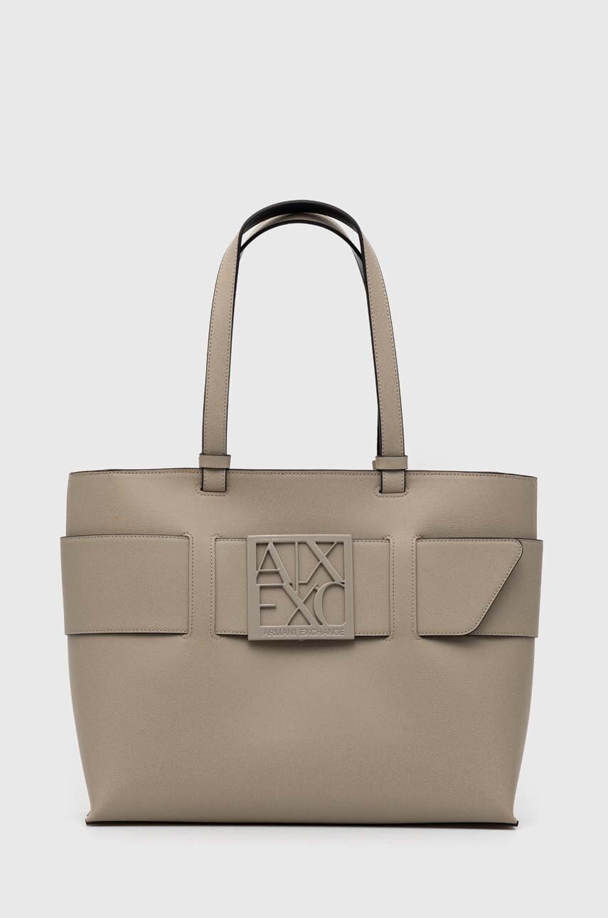 Armani Exchange poseta culoarea bej, 949138 0A874