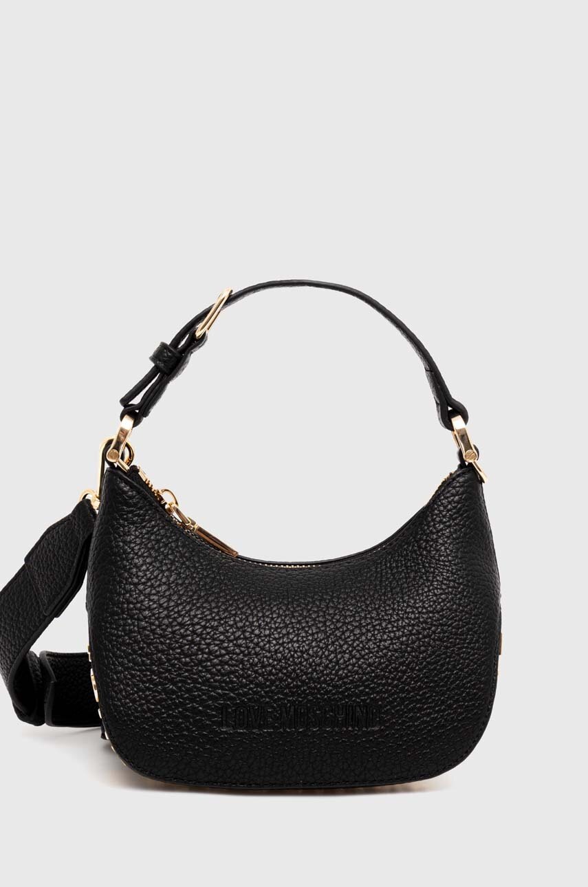 Kabelka Love Moschino černá barva, JC4019PP1LLT0000