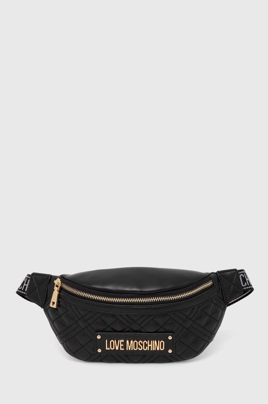 

Чанта за кръст Love Moschino в черно JC4003PP1LLA0000, Черен